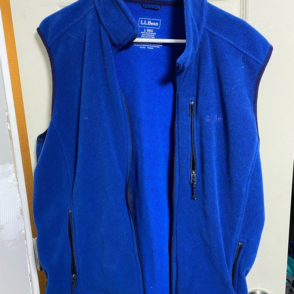 Men’s Large Blue L.L. Bean Vest